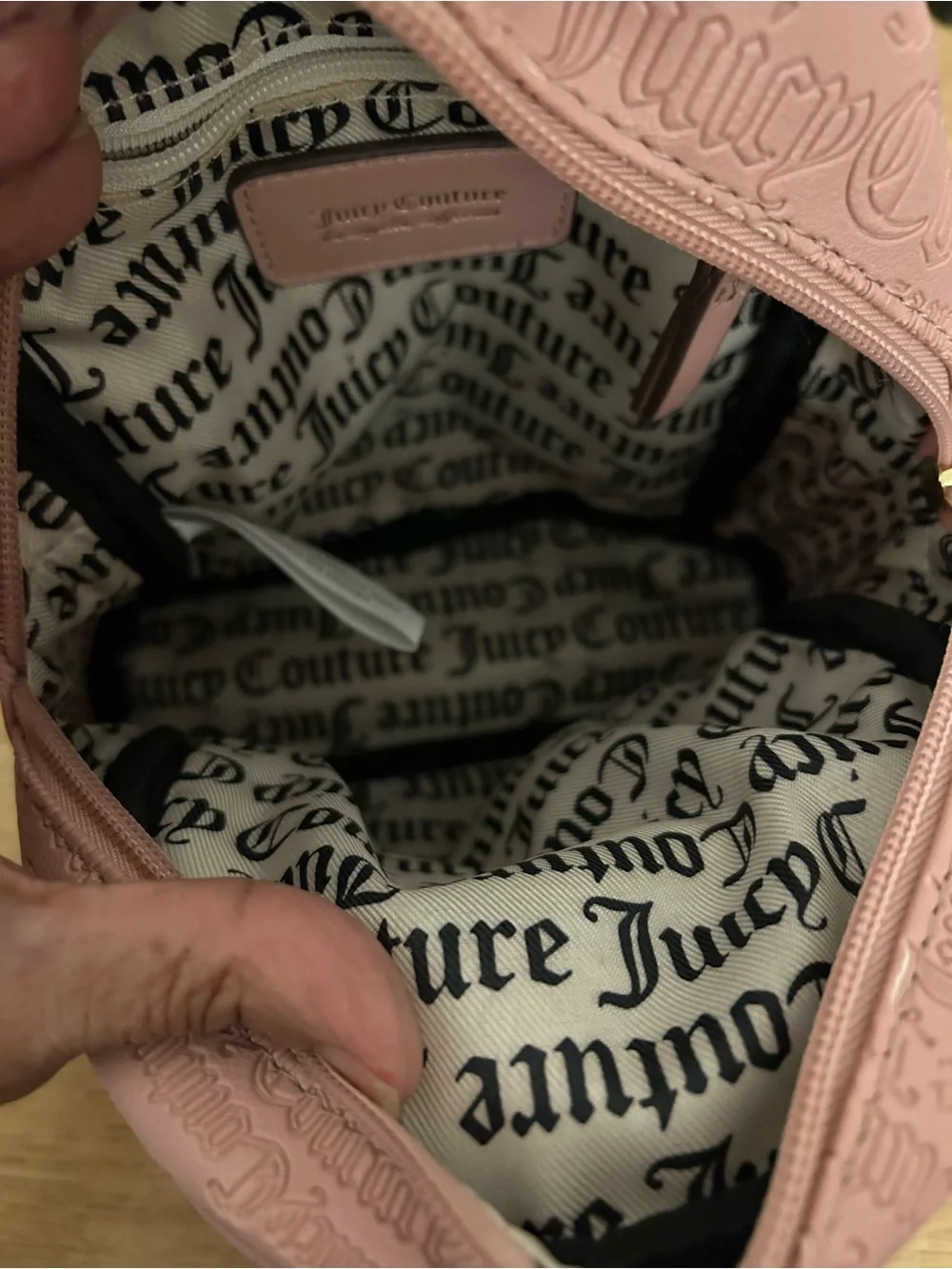 Juicy Couture Blush Pink Mini Backpack with Card Holder